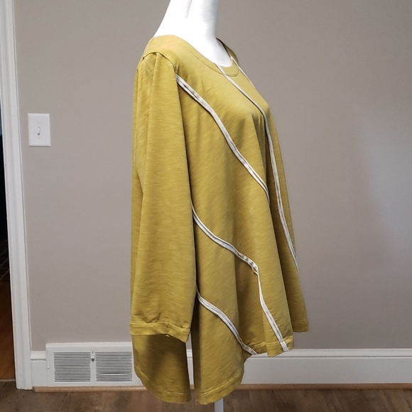 REDUCED 1.23.22 - Cheyenne Dijon Yellow Long Sleeve Tunic S/M - Picture 2 of 7